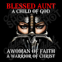 Blessed Aunt Who Is Woman A Child Warrior Of Christ Faith Men's Long Sleeve Pajama Set | Artistshot