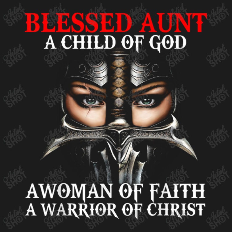 Blessed Aunt Who Is Woman A Child Warrior Of Christ Faith Hoodie & Jogger Set | Artistshot