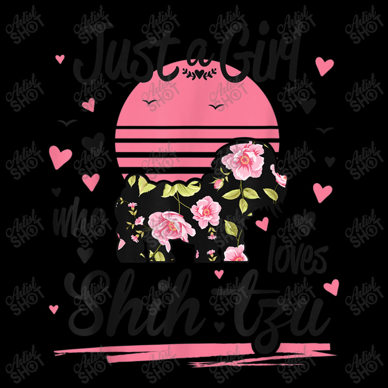 Shih Tzu Design, Just A Girl Who Loves Shih Tzu Men's 3/4 Sleeve Pajama Set | Artistshot