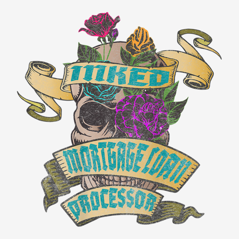 Mortgage Loan Processor Inked Skull Tattoo Backside Design T Shirt Toddler Hoodie | Artistshot