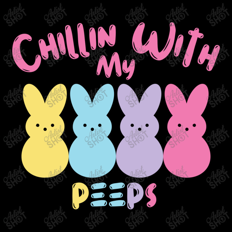 Chillin With My Peep   Easter Bunny Pocket T-Shirt by gummyyyart | Artistshot