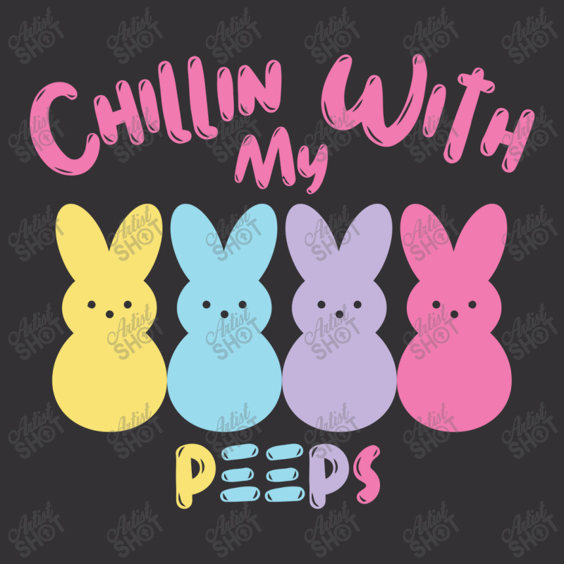 Chillin With My Peep   Easter Bunny Vintage Hoodie by gummyyyart | Artistshot