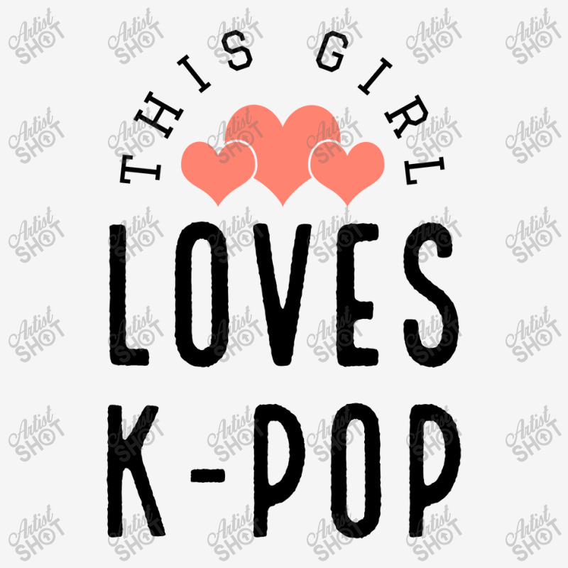 This Girl Loves K-pop - Korean Music Lover Youth 3/4 Sleeve | Artistshot