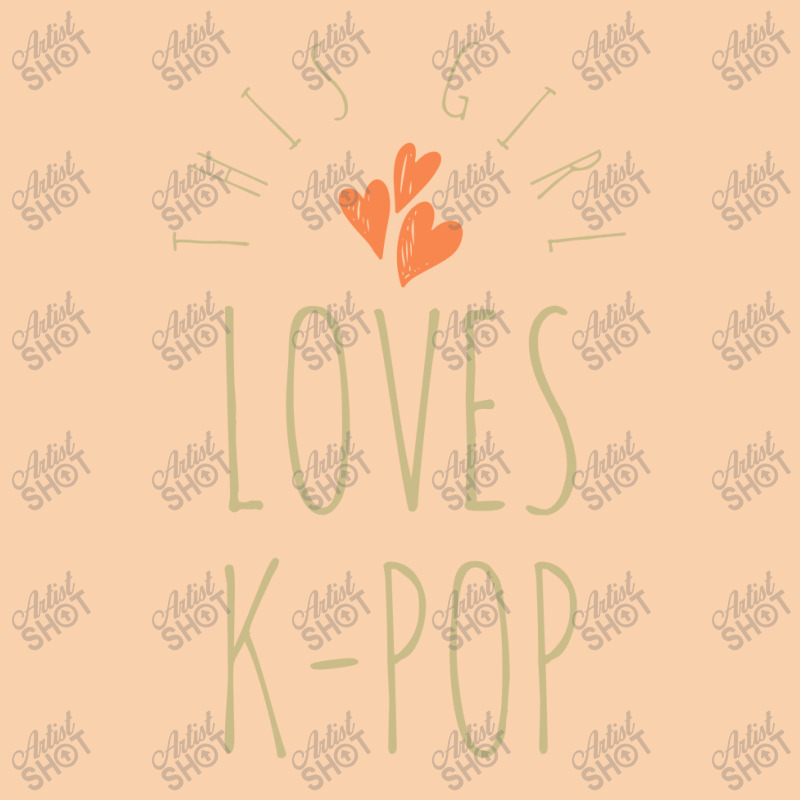 This Girl Loves K-pop - Korean Music Lover Cropped Hoodie by Sutra Lotus Co | Artistshot