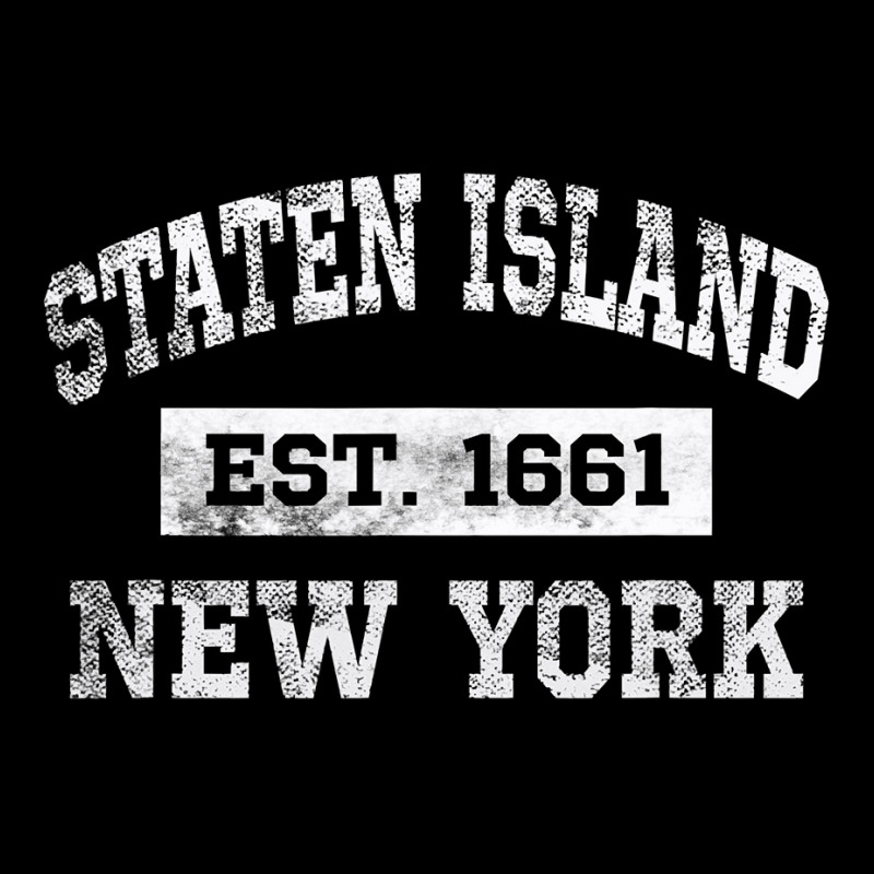 Staten Island New York T Est. 1661 Distressed Pocket T-Shirt by trokeryth | Artistshot