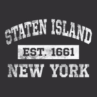 Staten Island New York T Est. 1661 Distressed Vintage Hoodie | Artistshot