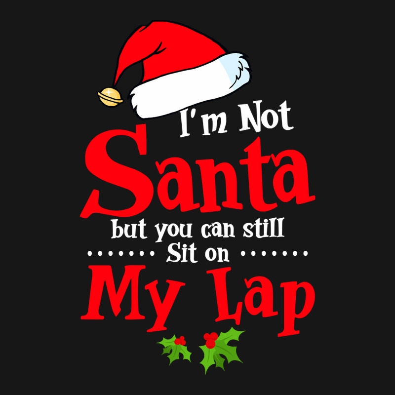 Christmas Tee I'm Not Santa But You Can Still Sit On My Lap Sweatshirt Medium-length Apron | Artistshot