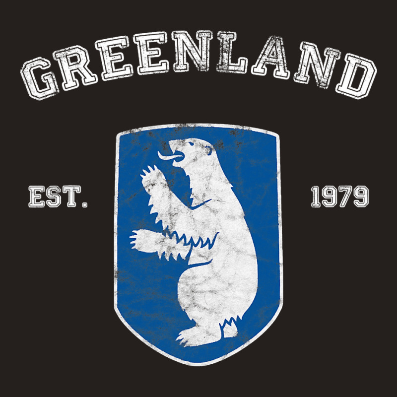 Vintage Coat Of Arms Greenland Tank Top | Artistshot