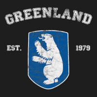 Vintage Coat Of Arms Greenland Classic T-shirt | Artistshot