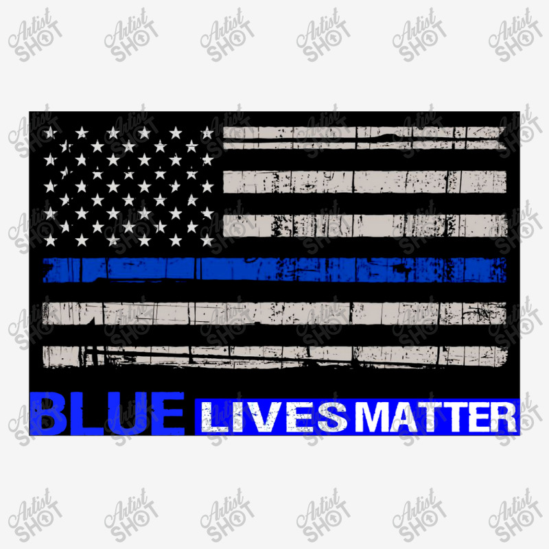 Custom Blue Lives Matter Apple Watch Band By Miyucapy Artistshot