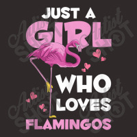 Zoo Animal Exotic Bird Women Just A Girl Who Loves Flamingos Racerback Tank | Artistshot