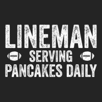 Football Lineman Shirt   Serving Pancakes Daily 3/4 Sleeve Shirt | Artistshot