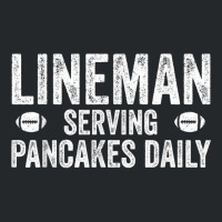 Football Lineman Shirt   Serving Pancakes Daily Crewneck Sweatshirt | Artistshot