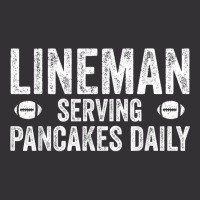 Football Lineman Shirt   Serving Pancakes Daily Vintage Short | Artistshot