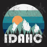 Idaho State Retro Vintage Pullover Hoodie T-shirt | Artistshot