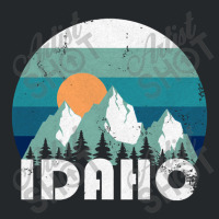 Idaho State Retro Vintage Pullover Hoodie Crewneck Sweatshirt | Artistshot