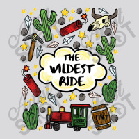 Wildest Ride In The Frontier, Hand Drawn Mine Train Attraction Illustr Women's Triblend Scoop T-shirt | Artistshot