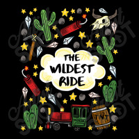 Wildest Ride In The Frontier, Hand Drawn Mine Train Attraction Illustr Legging | Artistshot