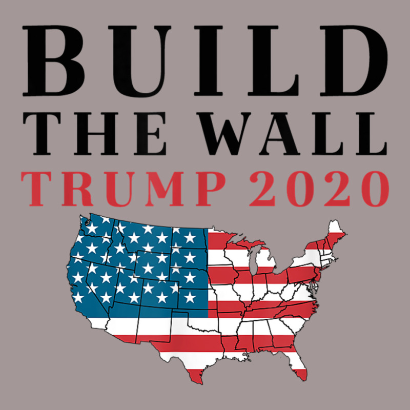 Build The Wall Trump 2020 T Shirt Vintage Hoodie | Artistshot