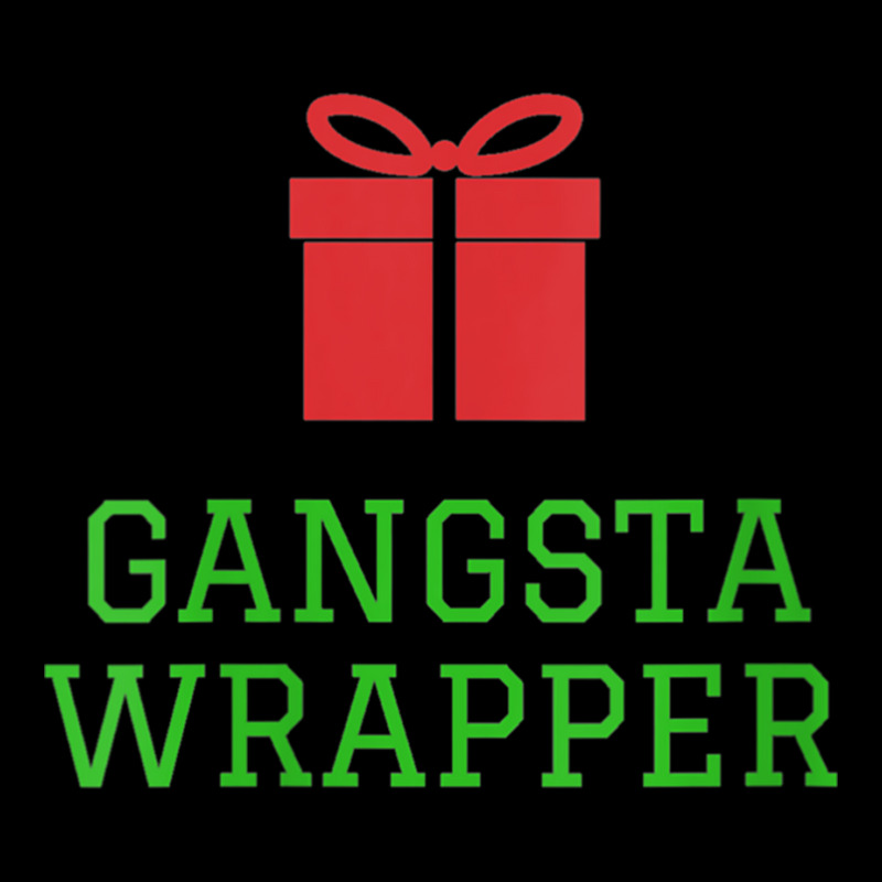 Womens Gangsta Wrapper Funny Christmas Present V Neck T Shirt Toddler Sweatshirt | Artistshot