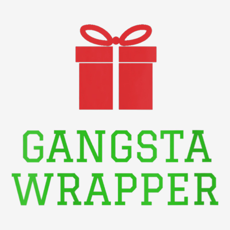 Womens Gangsta Wrapper Funny Christmas Present V Neck T Shirt Youth 3/4 Sleeve | Artistshot