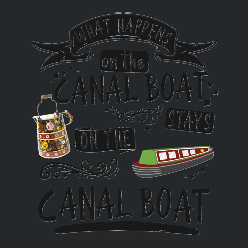 16.novelty Canal Boat Design For Narrowboat & Barge Boat Owners Long S Crewneck Sweatshirt | Artistshot