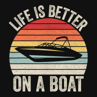 Vintage Life Is Better On A Boat Captain Boating Pontoon Fanny Pack | Artistshot