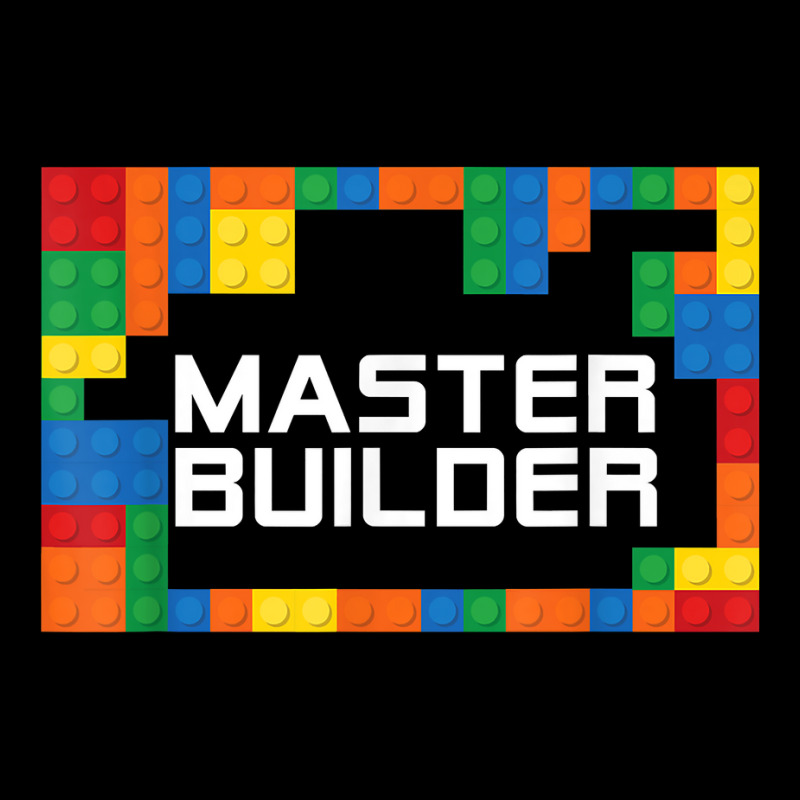 Master Builder Engineer Big Building Blocks Build Children T Shirt Pocket T-shirt | Artistshot