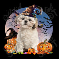 Dog Halloween Shih Tzu Jack O Lantern Pumpkin Moon 52 Men's 3/4 Sleeve Pajama Set | Artistshot