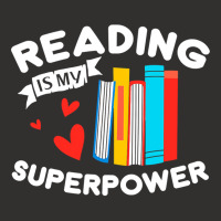 Reading Is My Superpower Design, Book Design, Book Lovers Champion Hoodie | Artistshot