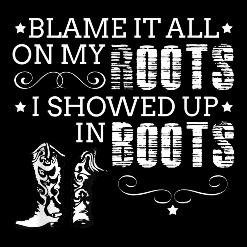 Blame It All My Roots! I Showed Up Boots Games Characters V-neck Tee | Artistshot