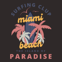 Miami Beach Florida Shirtsurfing Club Miami Beach The Island Of Paradi Racerback Tank | Artistshot