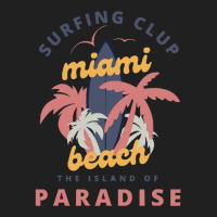 Miami Beach Florida Shirtsurfing Club Miami Beach The Island Of Paradi Ladies Polo Shirt | Artistshot