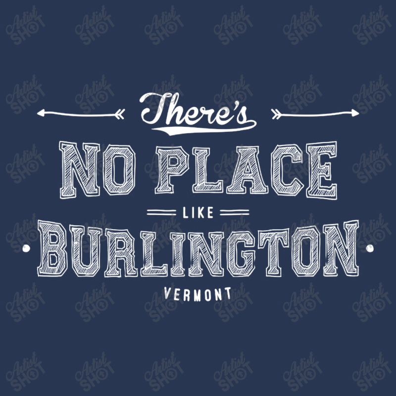 There's No Place Like Burlington Vermont Men Denim Jacket | Artistshot