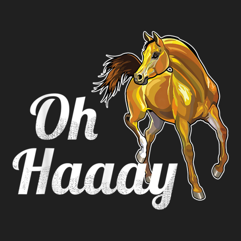 Funny Oh Haaay Oh Hey Horse Shirt Drawstring Bags | Artistshot