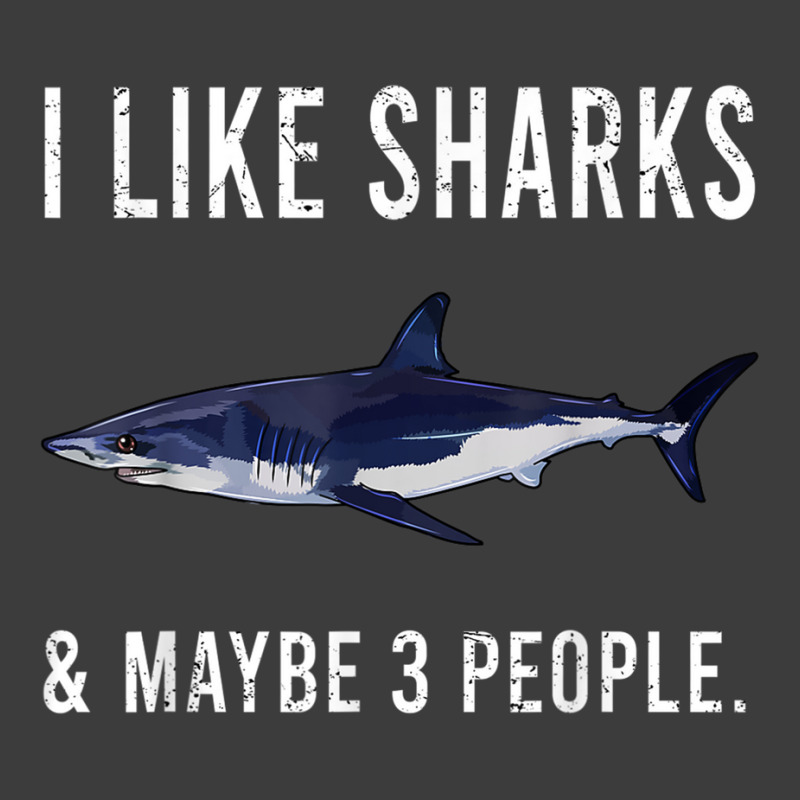 Funny I Like Shortfin Mako Shark And Maybe 3 People T Shirt Men's Polo Shirt | Artistshot