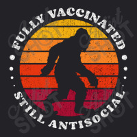 Fully Vaccinated Still Antisocial Bigfoot Retro Sunset   Fully Vaccina Youth Tee | Artistshot