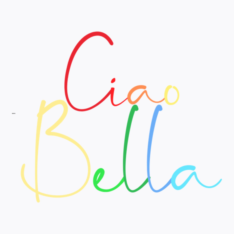 Ciao Bella Cute Graphic Hello Italy Long Sleeve T Shirt T-shirt | Artistshot