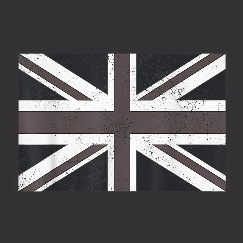 Distressed Black And White British Flag Great Britain Flag T Shirt Vintage Hoodie | Artistshot