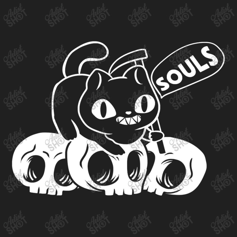 Funny Grim Reaper Cat Got Your Soul Halloween 473 Ladies Polo Shirt by White_Phantom | Artistshot