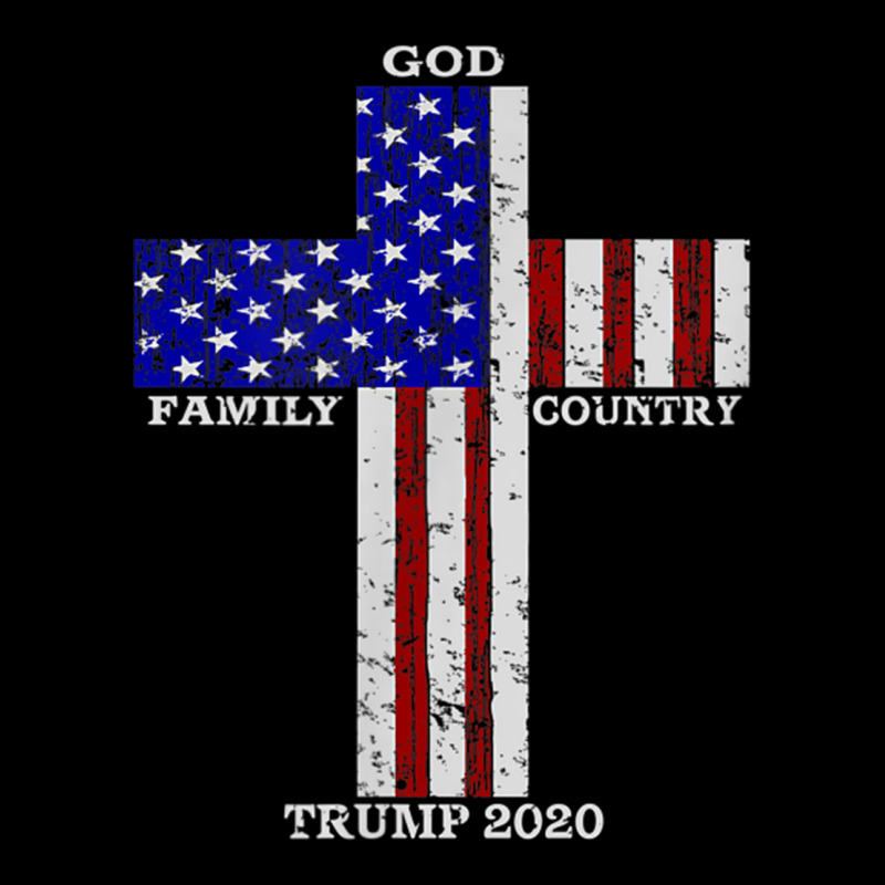 Christian Faith God Family Country Trump 2020 American Flag Funny Gift V-neck Tee | Artistshot