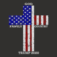 Christian Faith God Family Country Trump 2020 American Flag Funny Gift Champion Hoodie | Artistshot