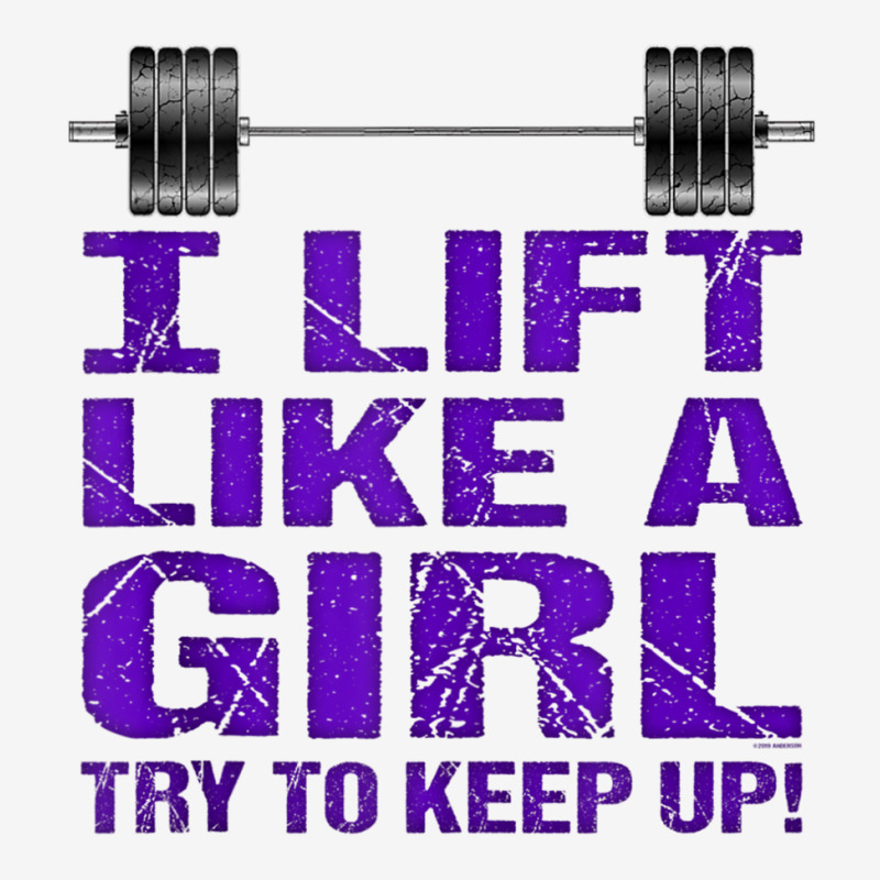 I Lift Like A Girl   Try To Keep Up! Tank Top Adjustable Cap | Artistshot