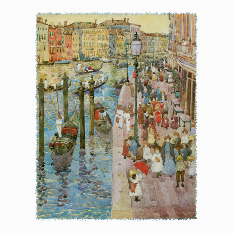 Grand Canal Venice By Prendergast, Vintage Impressionism Art Pullover Coffee Mug | Artistshot