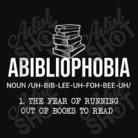 Funny Abibliophobia The Fear Of Running Out Of Books To Read Crop Top | Artistshot