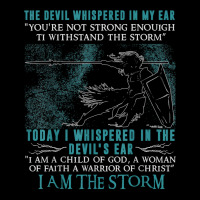 I Am A Child Of God   A Warrior Of Christ   I Am The Storm T Shirt Fleece Short | Artistshot