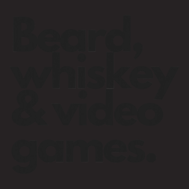 Beard, Whiskey   Video Games  Manly Whiskey Drinker Vintage Cap | Artistshot