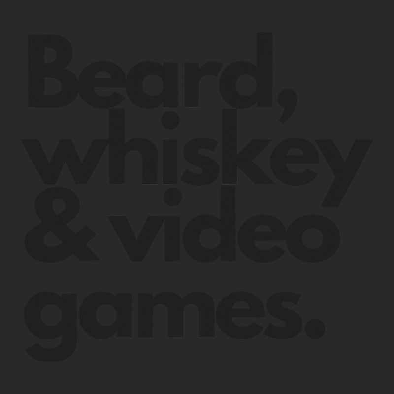 Beard, Whiskey   Video Games  Manly Whiskey Drinker Printed Hat | Artistshot