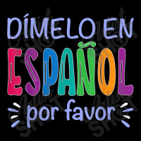 Dimelo En Espanol Bilingual Spanish Teacher Adjustable Cap | Artistshot