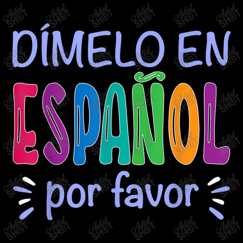 Dimelo En Espanol Bilingual Spanish Teacher Adjustable Cap by RayDesign | Artistshot